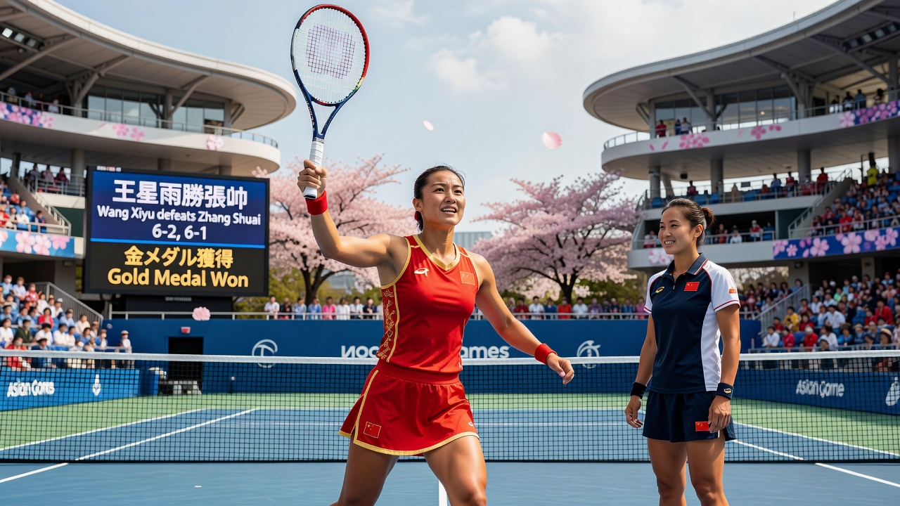 Wang Xiyu Vence Zhang Shuai e Fatura Ouro em Nagoya